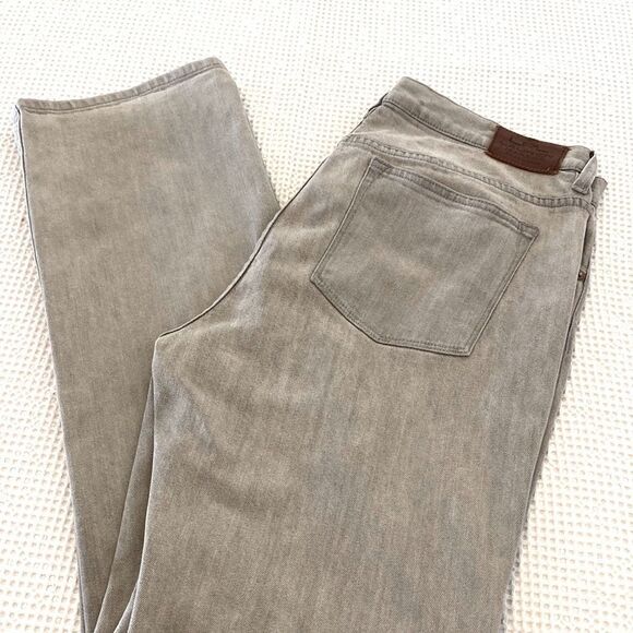 Ralph Lauren Straight Legs High Waist Gray Jeans - Picture 1 of 6